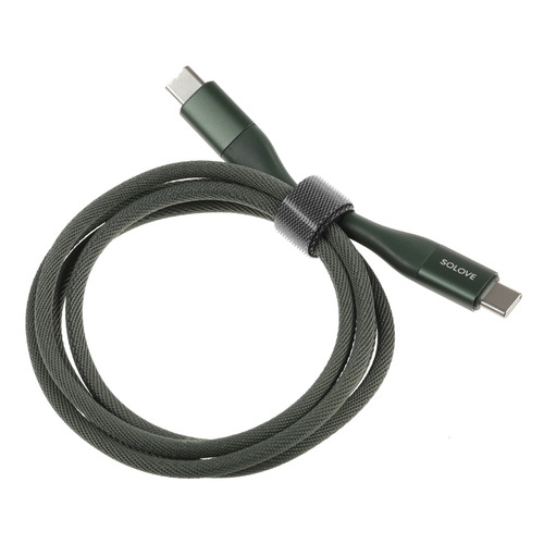 

Кабель Xiaomi ZMI, USB Type-C (m) - USB Type-C (m), 1м, зеленый [dw3], ZMI