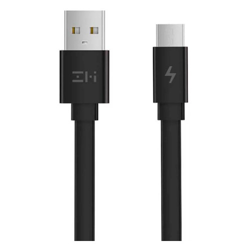 

Кабель Xiaomi ZMI AL600, micro USB (m) - USB (m), 1м, плоский, черный, ZMI AL600