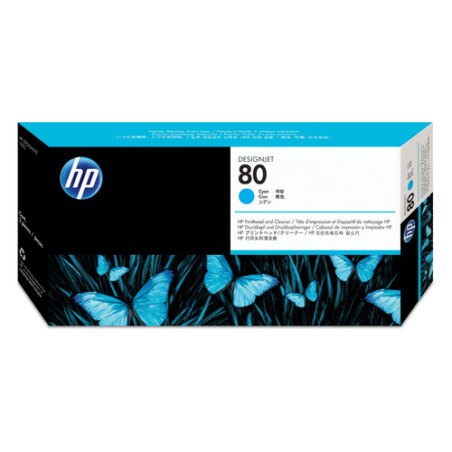 

Печатающая головка HP 80 C4821A голубой для HP DJ 1050c/c plus/1055, 80
