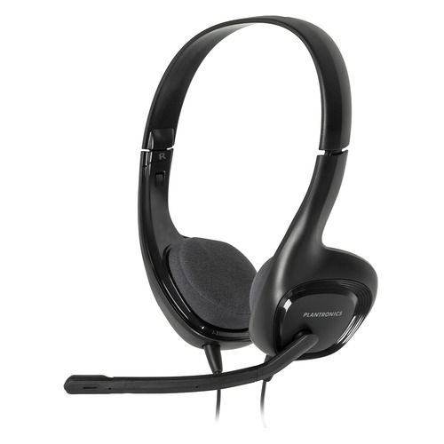 

Гарнитура PLANTRONICS A628, 81960-15, для контактных центров, накладные, черный