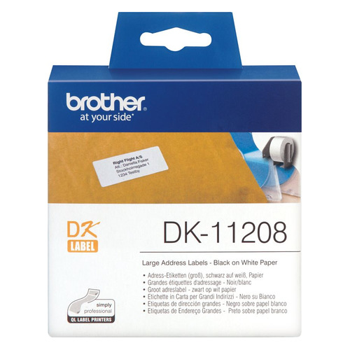 

Картридж Brother DK11208, черный шрифт, DK11208, DK11208