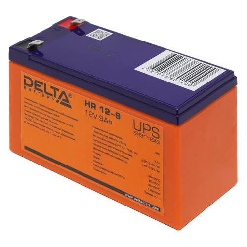 

Аккумуляторная батарея для ИБП Delta HR 12-9 12В, 9Ач, HR 12-9