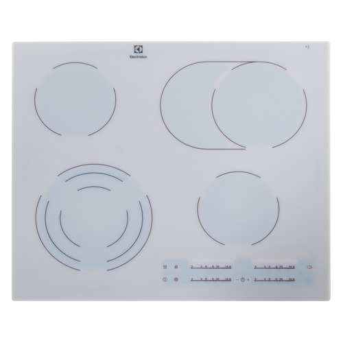 фото Варочная панель electrolux ehf96547sw, hi-light, независимая, белый