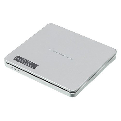 

Оптический привод DVD-RW LG GP70NS50, внешний, USB, серебристый, Ret, GP70NS50