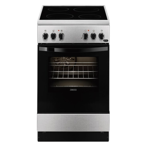 фото Электрическая плита zanussi zcv9550g1x, стеклокерамика, нержавеющая сталь