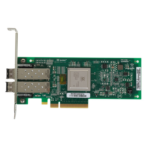 

Контроллер Qlogic QLE2562-CK 8Gb 2-port FC HBA x8 PCIe LC multi-mode optic, QLE2562-CK