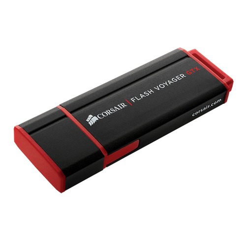 

Флешка USB CORSAIR Voyager GTX 128Гб, USB3.0, черный и красный [cmfvygtx3b-128gb]