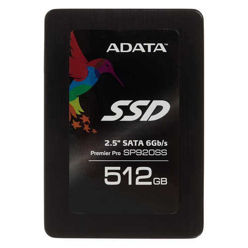 фото Ssd накопитель a-data premier pro sp920 asp920ss3-512gm-c 512гб, 2.5", sata iii