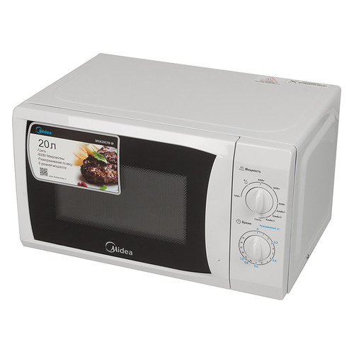 фото Микроволновая печь midea mg820cfb-w 20л. 800вт белый