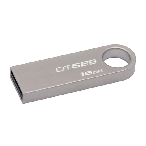 фото Флешка usb kingston datatraveler se9 16гб, usb3.0, серебристый [dtse9g2/16gb]