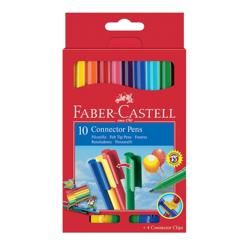 

Фломастеры Faber-Castell Eberhard Faber 155510 10цв. картон (10шт.)