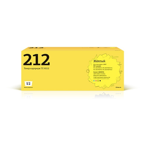 

Картридж T2 TC-H212, CF212A, желтый / TC-H212, TC-H212