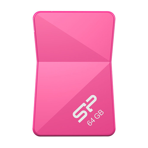 

Флешка USB SILICON POWER Touch T08 64Гб, USB2.0, розовый [sp064gbuf2t08v1h]