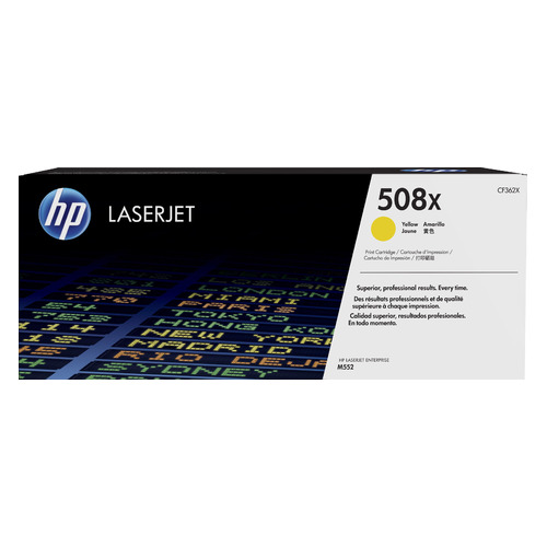 

Картридж HP 508X, желтый / CF362X, 508X