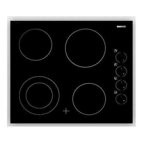 фото Варочная панель beko hic 64101 x, hi-light, независимая, черный