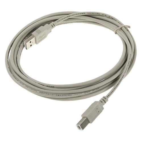 

Кабель USB2.0 USB A(m) - USB B(m), 3м, серый