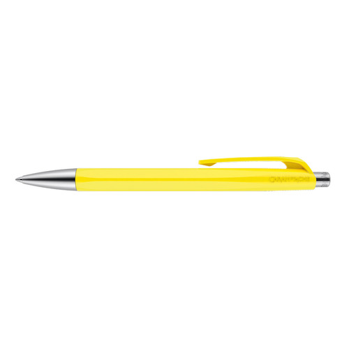 

Ручка шариковая Carandache Office INFINITE (888.240_GB) Lemon Yellow M синие чернила подар.кор.