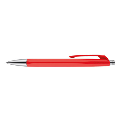 

Ручка шариковая Carandache Office INFINITE (888.570_GB) Scarlet Red M синие чернила подар.кор.