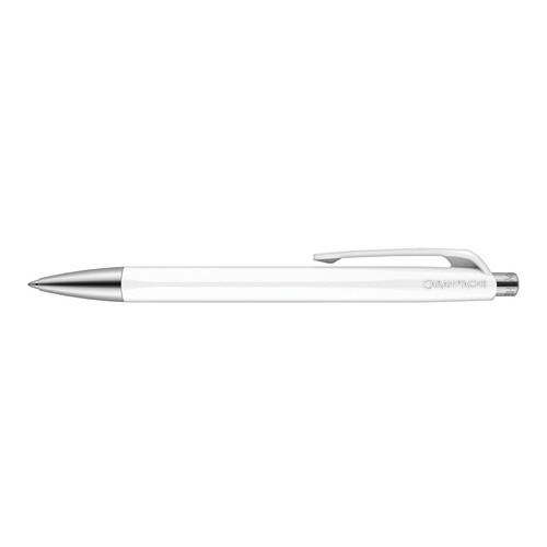

Ручка шариковая Carandache Office INFINITE (888.001_GB) белый M синие чернила подар.кор.