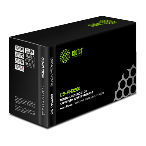 

Картридж Cactus CS-PH3260, 106R02778, черный / CS-PH3260, CS-PH3260
