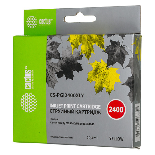 

Картридж Cactus CS-PGI2400XLY, желтый / CS-PGI2400XLY, CS-PGI2400XLY