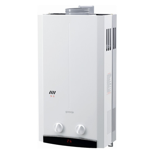 

Водонагреватель проточный Gorenje GWH-10NNBW, газовый, GWH-10NNBW