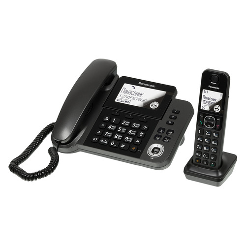 

Радиотелефон Panasonic KX-TGF310RUM, серый металлик, KX-TGF310RUM