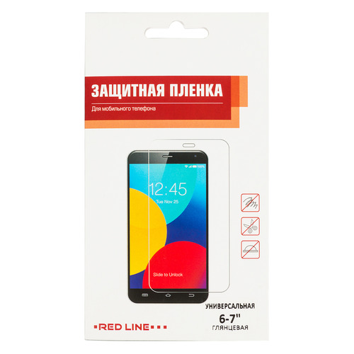

Защитная пленка REDLINE универсальная, 7", 153 х 92 мм, глянцевая, 1 шт [ут000000165]