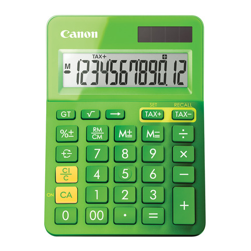

Калькулятор CANON LS-123K-MGR, 12-разрядный, зеленый