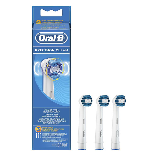 фото Сменные насадки для электрических зубных щеток oral-b precision clean 3 шт [81429861]