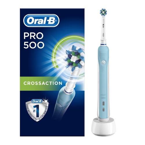 

Электрическая зубная щетка ORAL-B PRO 500 голубой