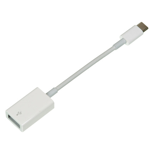 

Адаптер APPLE MJ1M2ZM/A, USB A(f), USB Type-C (m), 0.11м, белый