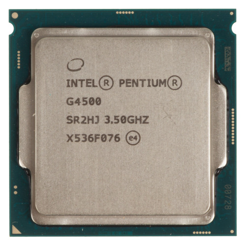 фото Процессор intel pentium dual-core g4500, lga 1151, oem [cm8066201927319s r2hj]