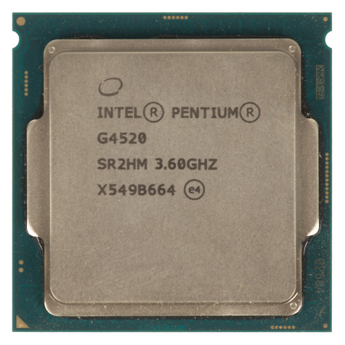 фото Процессор intel pentium dual-core g4520, lga 1151, oem [cm8066201927407s r2hm]