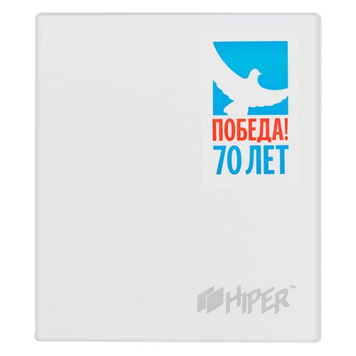 

Внешний аккумулятор (Power Bank) HIPER RP7500, 7500мAч, белый [rp7500 white]