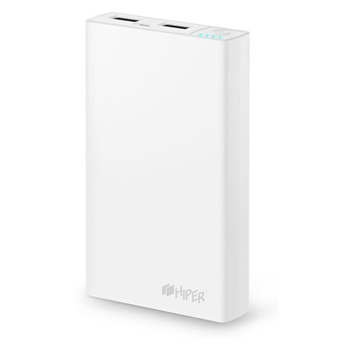 

Внешний аккумулятор (Power Bank) HIPER RP12500, 12500мAч, белый [rp12500 white]
