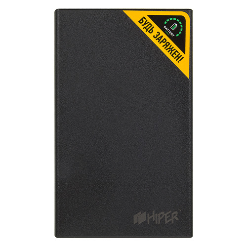 

Внешний аккумулятор (Power Bank) HIPER RP12500, 12500мAч, черный [rp12500 black]