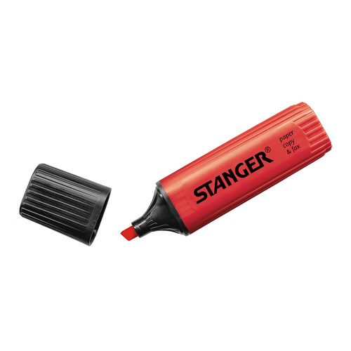 

Текстовыделитель Stanger 180003000 красный 10 шт./кор.