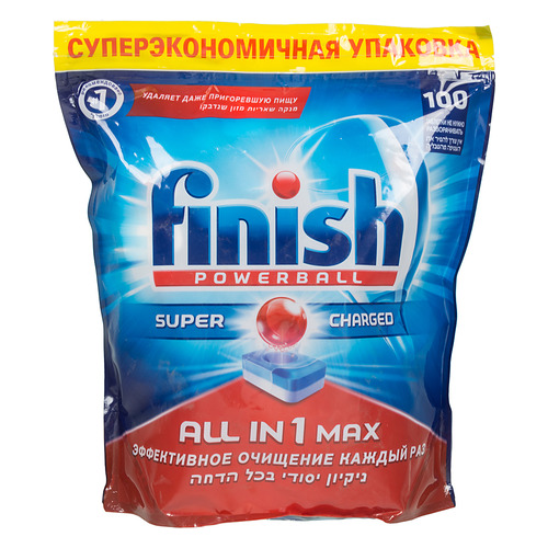 

Таблетки Finish All in One Max 100шт, 1.6кг [3065326], Max