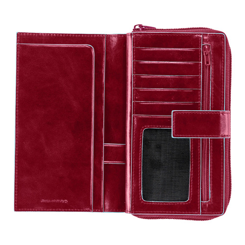

Кошелек женский Piquadro Blue Square PD1354B2/R красный натур.кожа