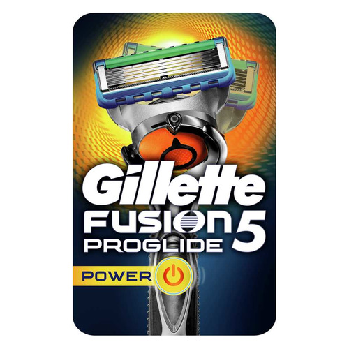 

Бритва GILLETTE Fusion ProGlide Power, с технологией FlexBall (без дополнительных сменных кассет) [81523294], Черный