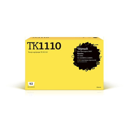 

Картридж T2 TC-K1110, TK-1110, черный, TC-K1110
