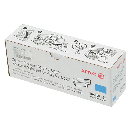 

Картридж Xerox 106R02760, голубой / 106R02760, 106R02760