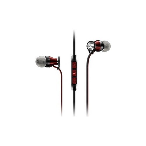 фото Гарнитура sennheiser momentum in-ear m2 iei, для компьютера, вкладыши, красный / черный [506231]