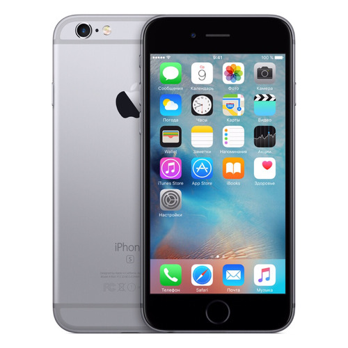 Смартфон Apple iPhone 6s 128Gb, MKQT2RU/A, серый космос