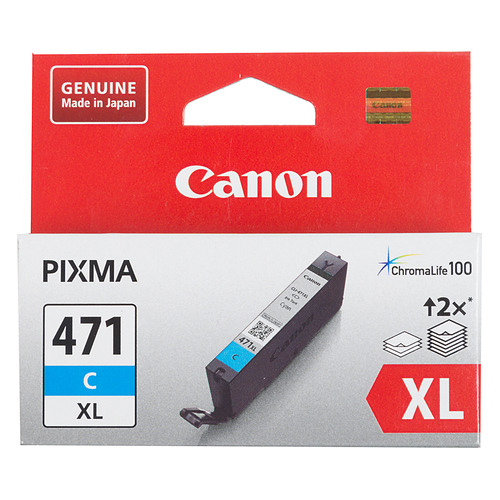 

Картридж Canon CLI-471XLC, голубой / 0347C001, CLI-471XLC