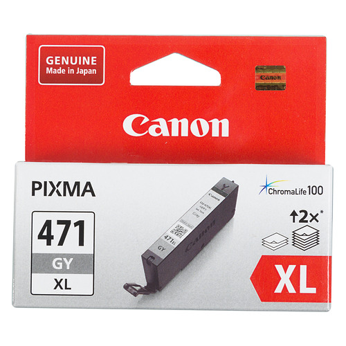 

Картридж CANON CLI-471XLGY, серый [0350c001], CLI-471XLGY