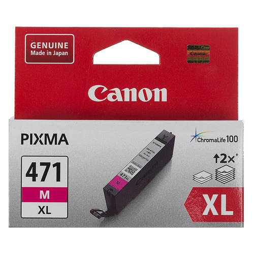 

Картридж Canon CLI-471XLM, пурпурный / 0348C001, CLI-471XLM