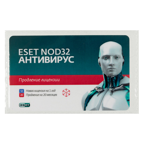 

Антивирус ESET NOD32 3 ПК 1 год или продл 20 мес Универсальная лицензия Card [nod32-ena-2012rn(card)-1-1]