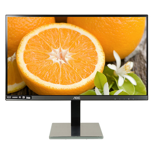 фото Монитор aoc professional q2577pwq(00/01) 25", серебристый и черный